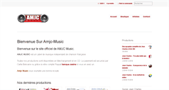 Desktop Screenshot of amjc-music.com