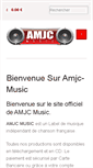 Mobile Screenshot of amjc-music.com